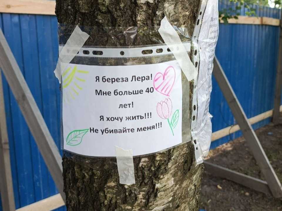 Фото: «Мы против стройки!»